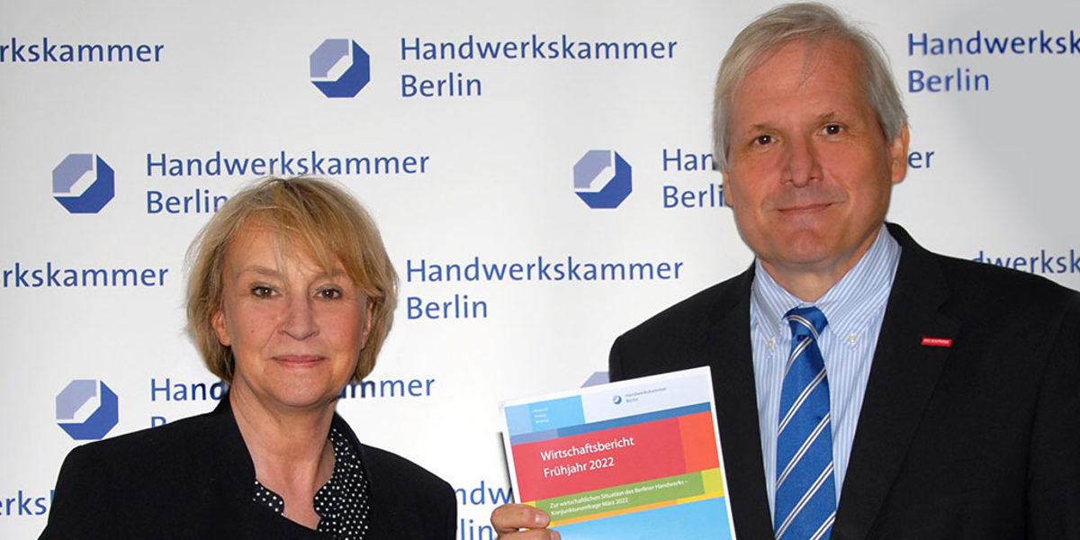 Präsidentin Carola Zarth und Hauptgeschäftsführer Jürgen Wittke