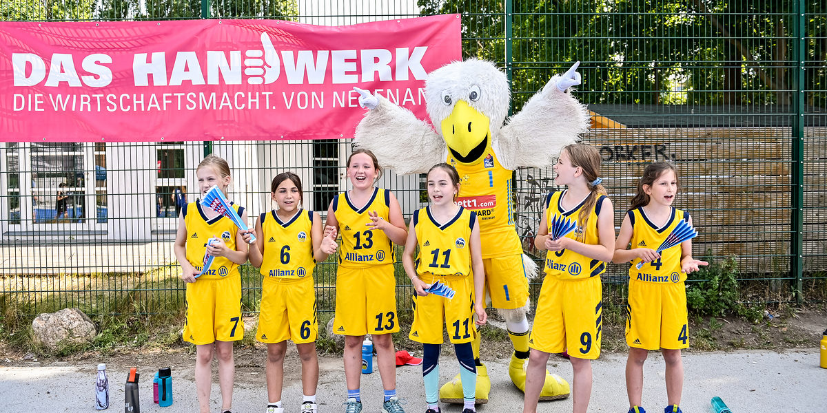Finalturnier der ALBA Grundschulliga powered by DAS HANDWERK 2022