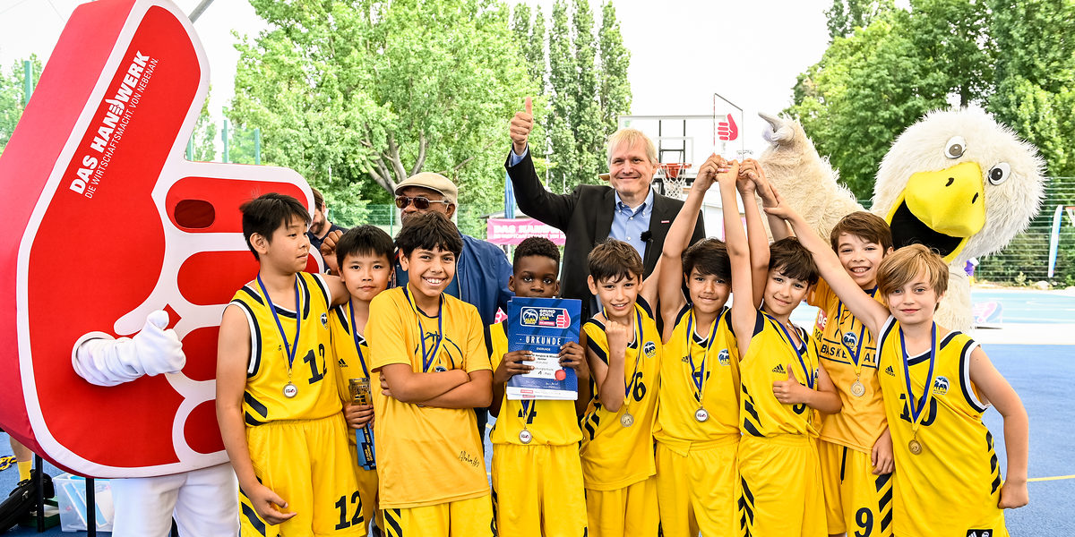 Finalturnier der ALBA Grundschulliga powered by DAS HANDWERK 2022