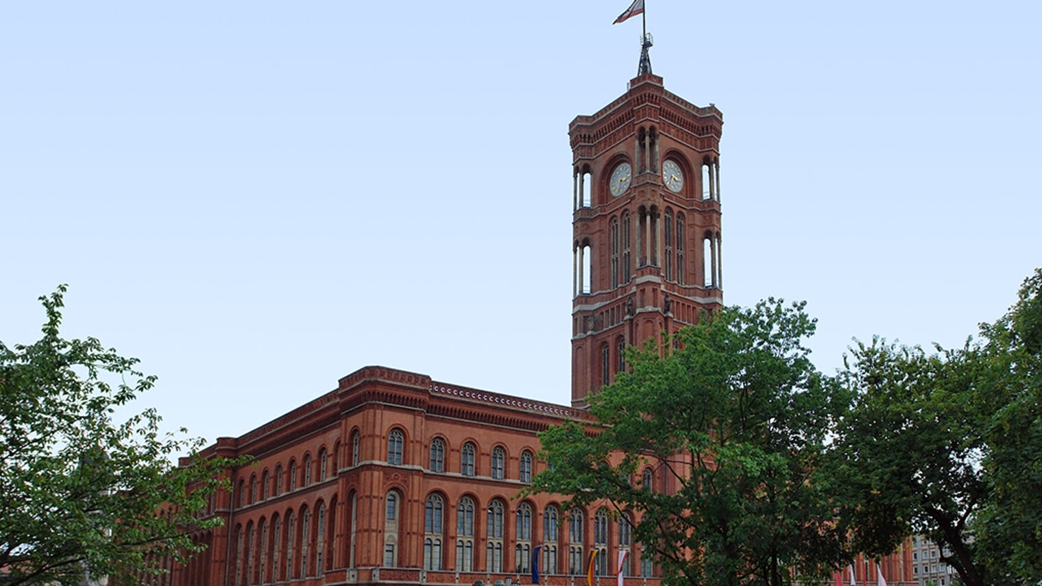 Berlin, Hauptstadt, Deutschland, Rotes Rathaus, Senat, Architektur