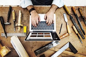 Handwerker, Beruf, Werkzeug, Social Media, Karrierewerkzeuge, Karrieren, Handwerk, Handwerkskunst, Gerät, Digital, Angestellter, Beschäftigung
