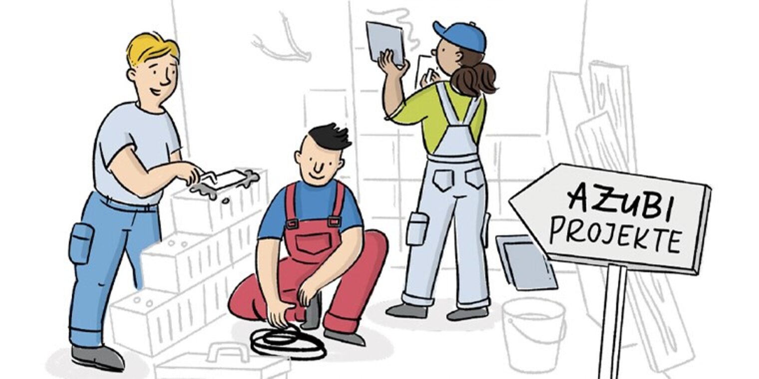 Maurer, Azubi, Auszubildende, Ausbildung, Ausbilder*in, Handwerk