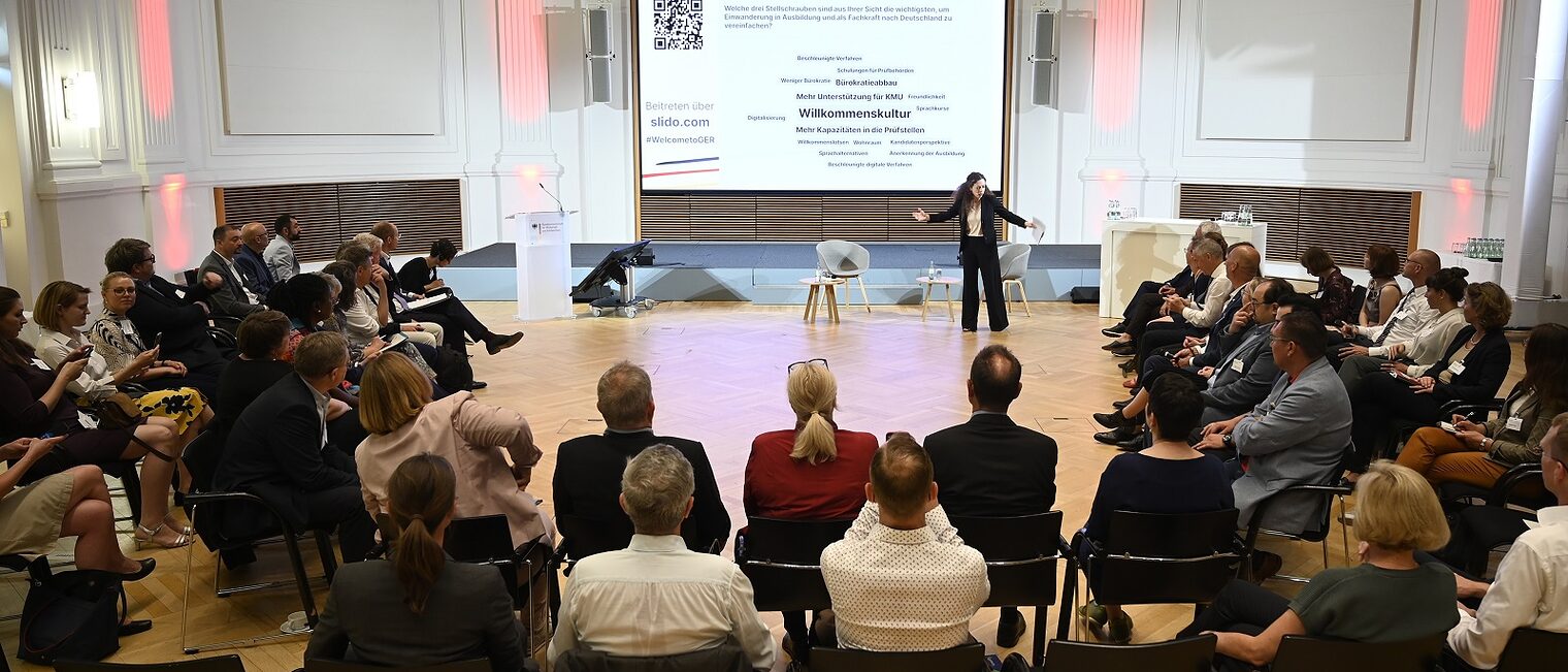 Dialogveranstaltung, Welcome to Germany, Ausbildung, Bundeministerium f&uuml;r Wirtschaft und Klimaschutz, Azubi Akademie