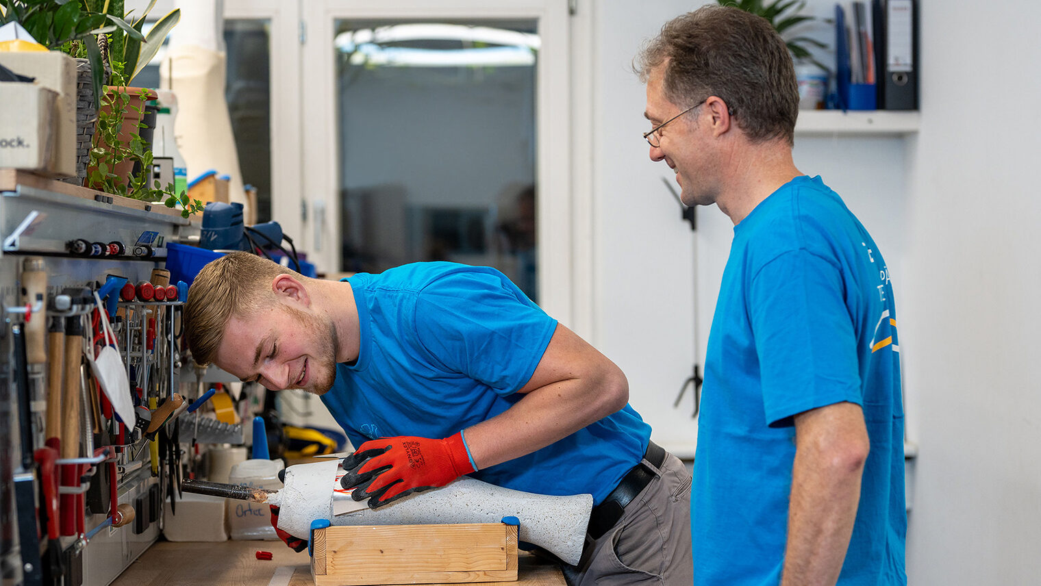 Tag des Handwerks 2023, Imagekampagne, Zapfe Orthopädie-Technik GmbH, Prothese, Gelenk, Technik, Technologie, Handwerk