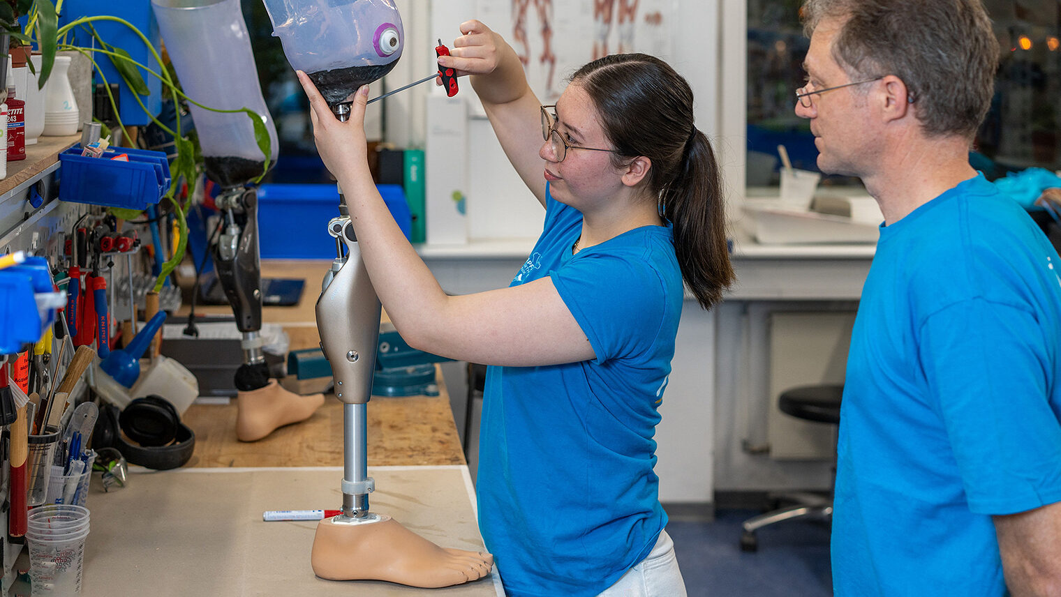 Tag des Handwerks 2023, Imagekampagne, Zapfe Orthopädie-Technik GmbH, Prothese, Gelenk, Technik, Technologie, Handwerk