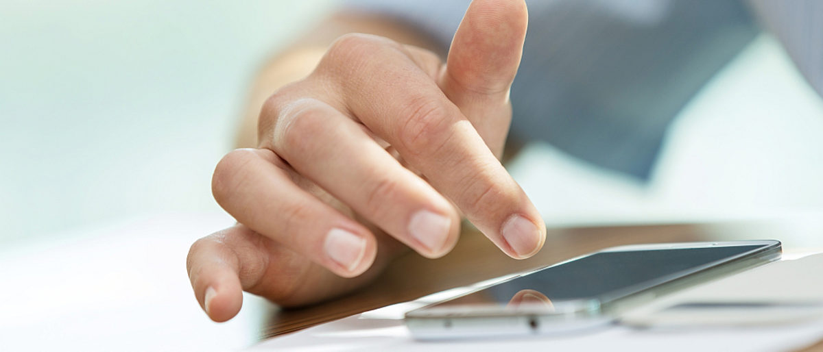 Digitalisierung, Technologie, Touchscreen, Smartphone, Kommunikation