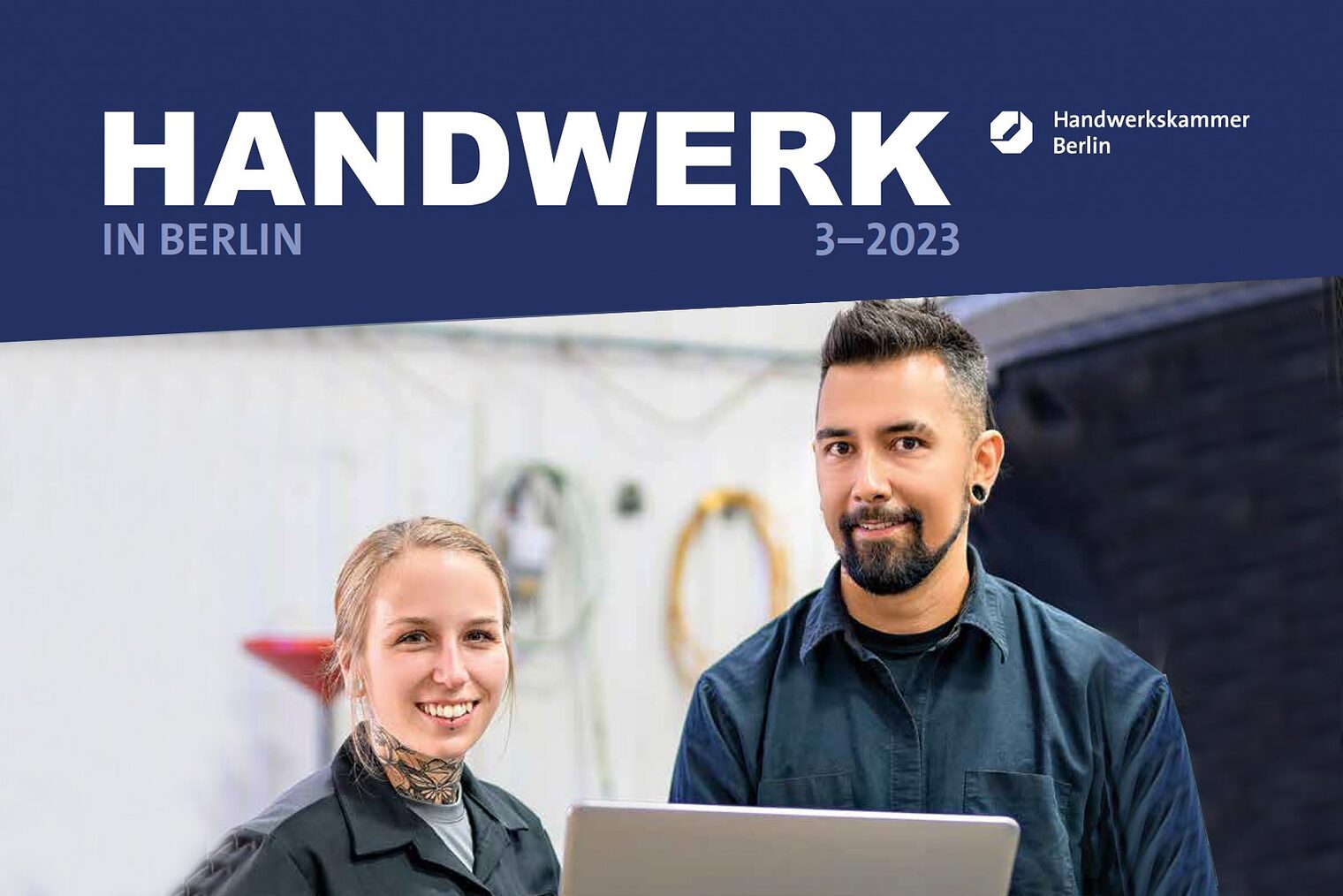 Titelbild des Magazin Handwerk in Berlin der Ausgabe 3-2023