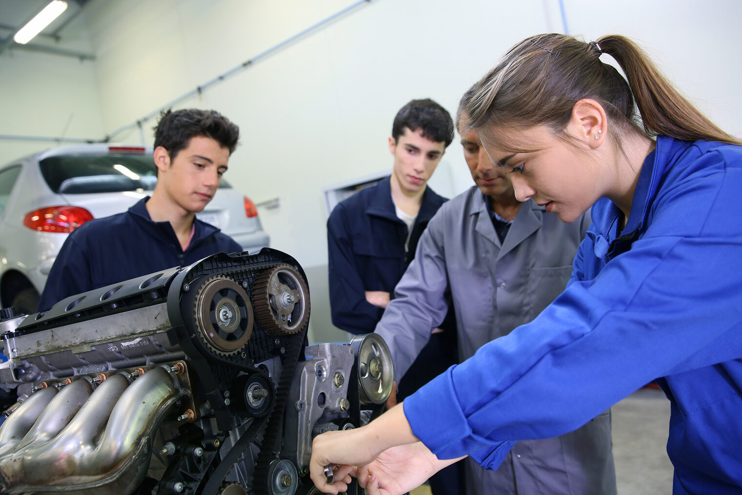  Auto, Mechaniker, Ausbildung, Ausbilder, Motor, Ausrüstung, , Mechaniker, Reparatur, Service, Werkzeug, Ausbildung, Mechanik, 