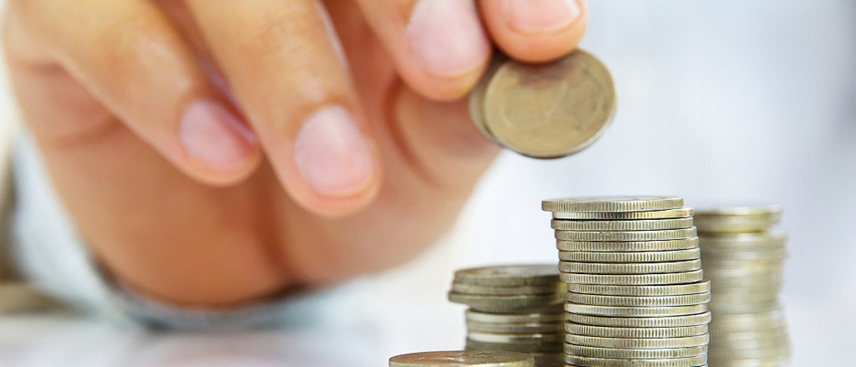 Hand, Münzen, Stapel, Geld, Zählen