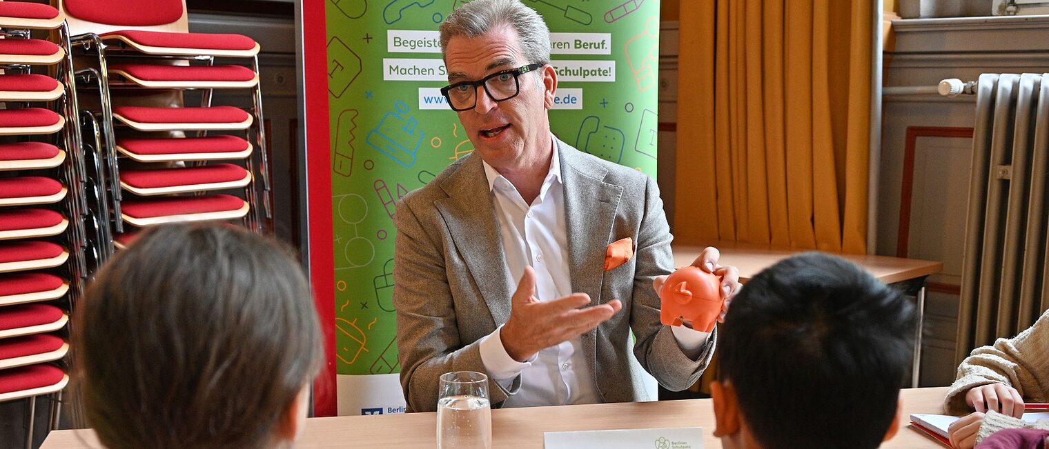 Regierender Bürgermeister, Kai Wegner, Allegro-Grundschule, Berliner Schulpate, Handwerkskammer, Präsidentin Carola Zarth