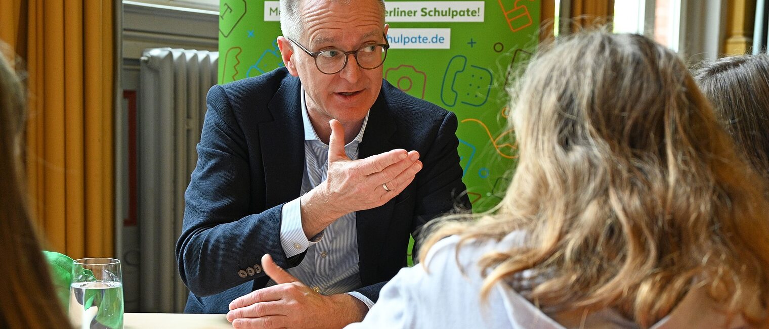 Regierender Bürgermeister, Kai Wegner, Allegro-Grundschule, Berliner Schulpate, Handwerkskammer, Präsidentin Carola Zarth