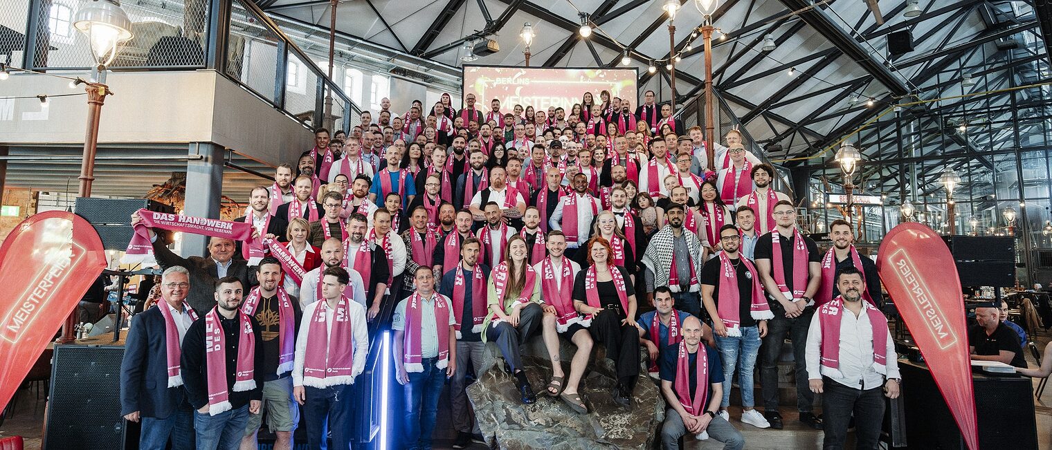 Meisterfeier 2024, Meisterinnen, Meister, Glückwunsch, Ehrung, Meisterbrief, Handwerkskammer Berlin, Jahrgang 2023, BrewDog