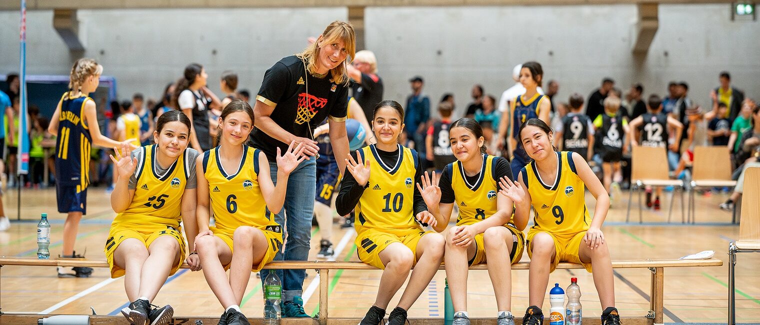 Basketball, Finalturnier, Grundschulliga, ALBA, Saison 2023/2024, Max-Schmeling-Halle, Handwerkskammer, das Handwerk, Black Box