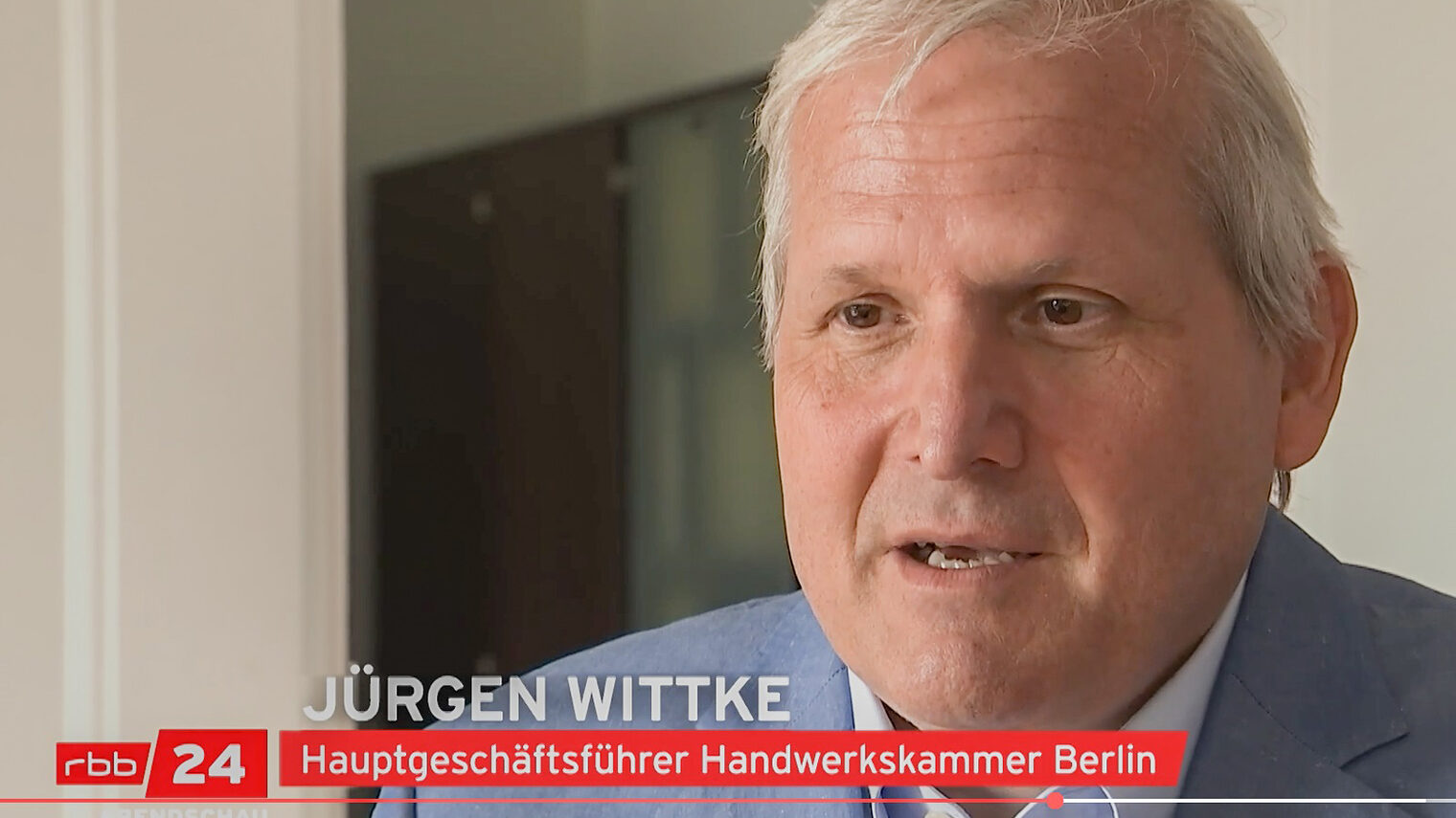 Jürgen Wittke, Hauptgeschäftsführer, Handwerkskammer Berlin, Interview, rbb24 Inforadio, Aktionsprogramm Handwerk