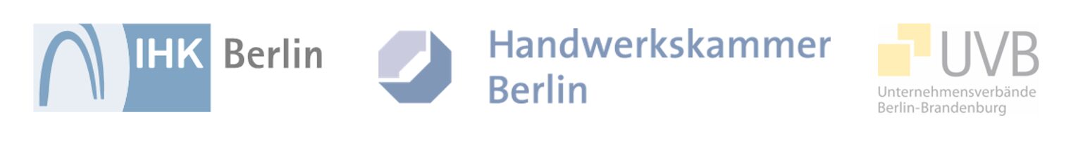 Logo, IHK Berlin, Handwerkskammer Berlin, Unternehmensverbände Berlin-Brandenburg, Stellungnahme, Verwaltungsreform
