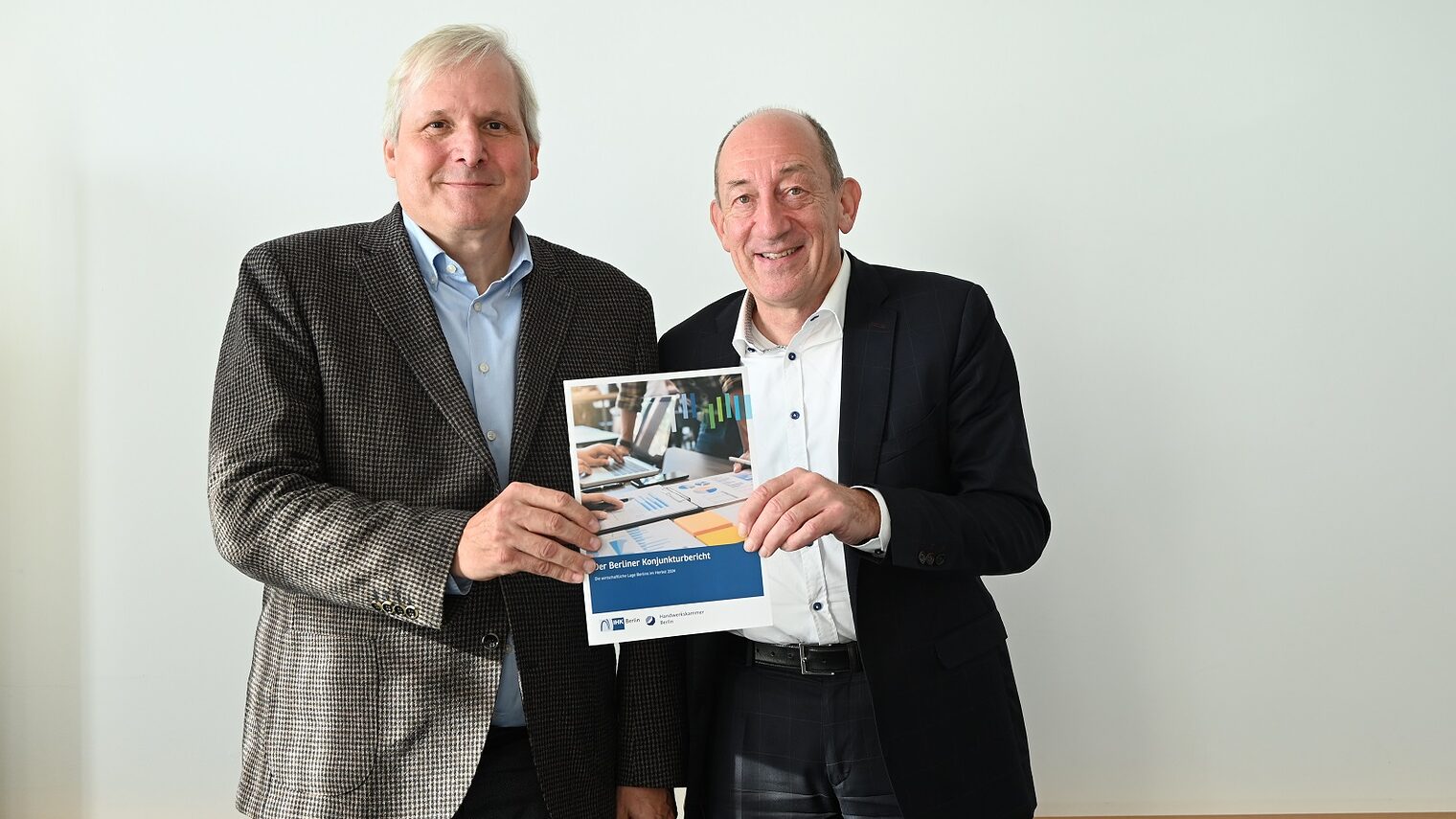 Jürgen Wittke, Hauptgeschäftsführer, Handwerkskammer Berlin, Jan Eder, IHK Berlin, Konjunkturbericht, Wirtschaft