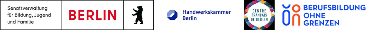 Logo, Berliner Handwerk entdeckt Europa, Mobilitätszertifikat, Auslandspraktikum, Handwerkskammer Berlin