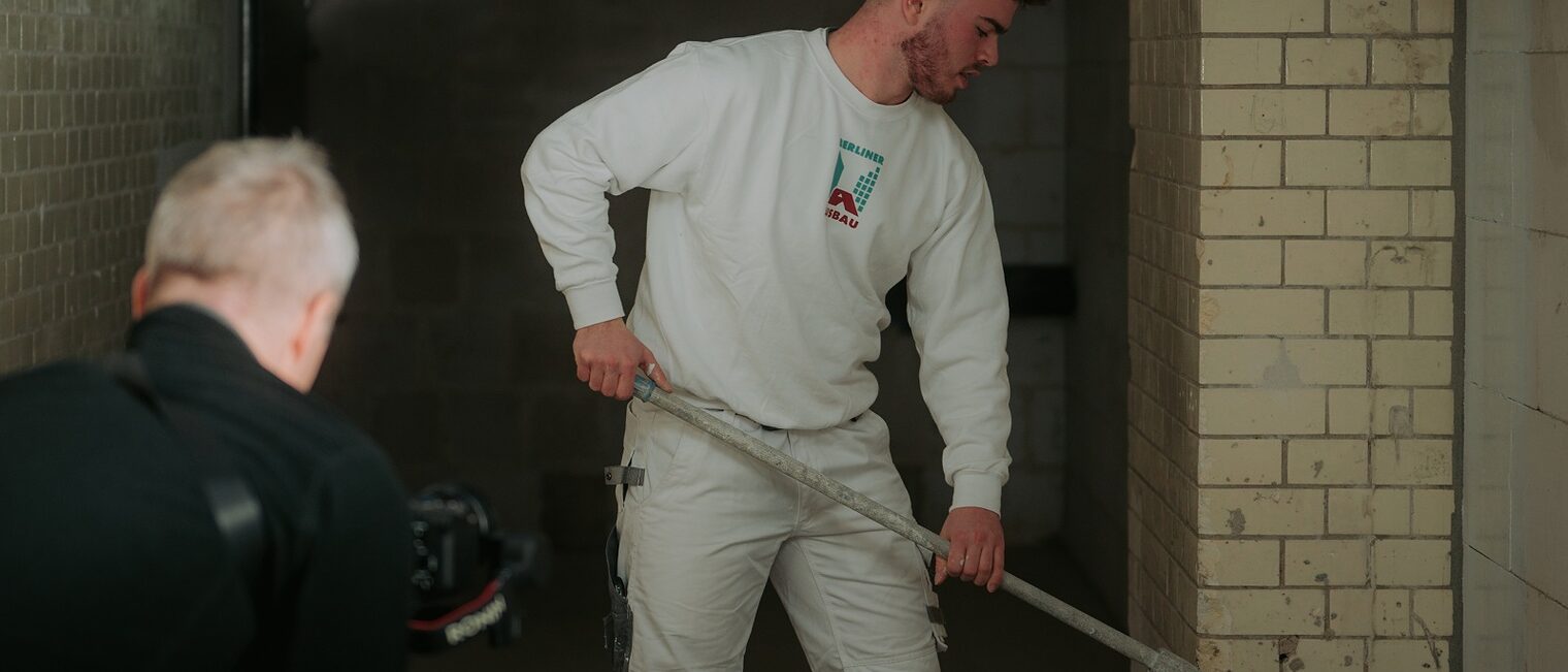 Maler, Lackierer, Azubi, Ausbildung, Handwerk, Azubi Akademie, Filmaufnahme, Dreh