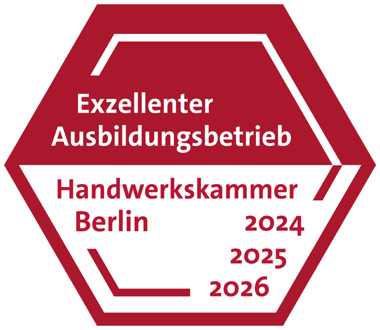 Exzellenter Ausbildungsbetrieb, Logo, Ausbildungsqualität, Qualitätssiegel, Siegelbetrieb, Handwerkskammer Berlin