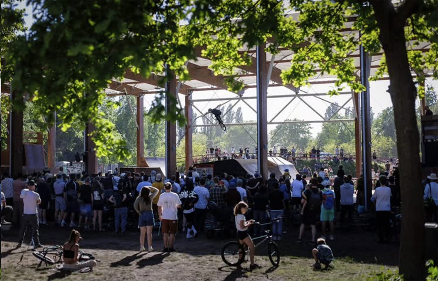 BMX-Veranstaltung im Mellowpark Berlin