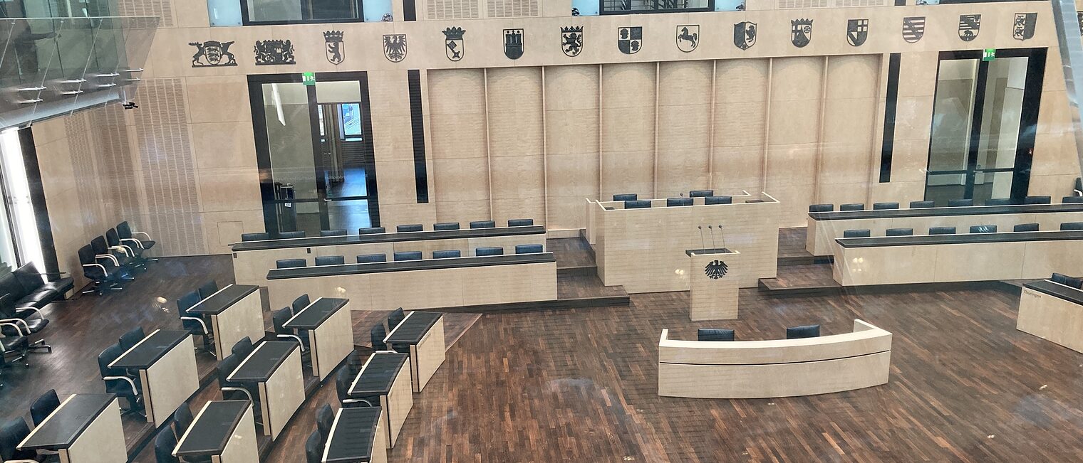 Der Plenarsaal des Bundesrats