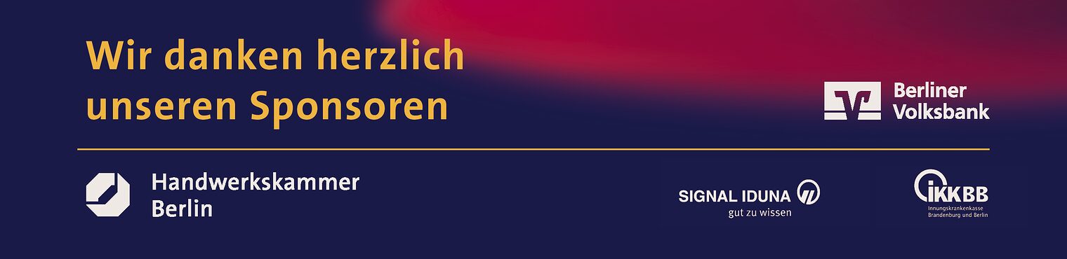 Logoleiste für Sponsoren der Meisterfeier 2025 in Berlin
