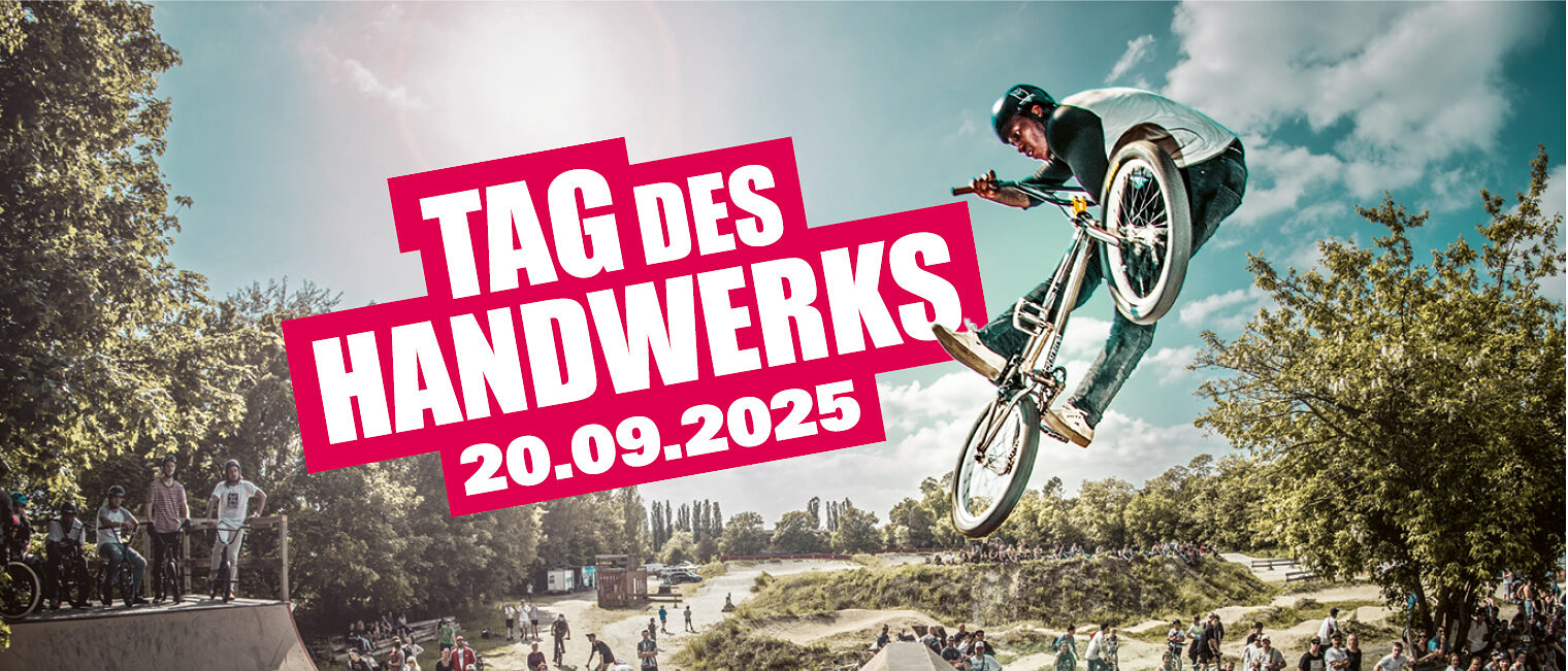 Titelbild des Tag des Handwerks 2025 im Mellowpark Berlin