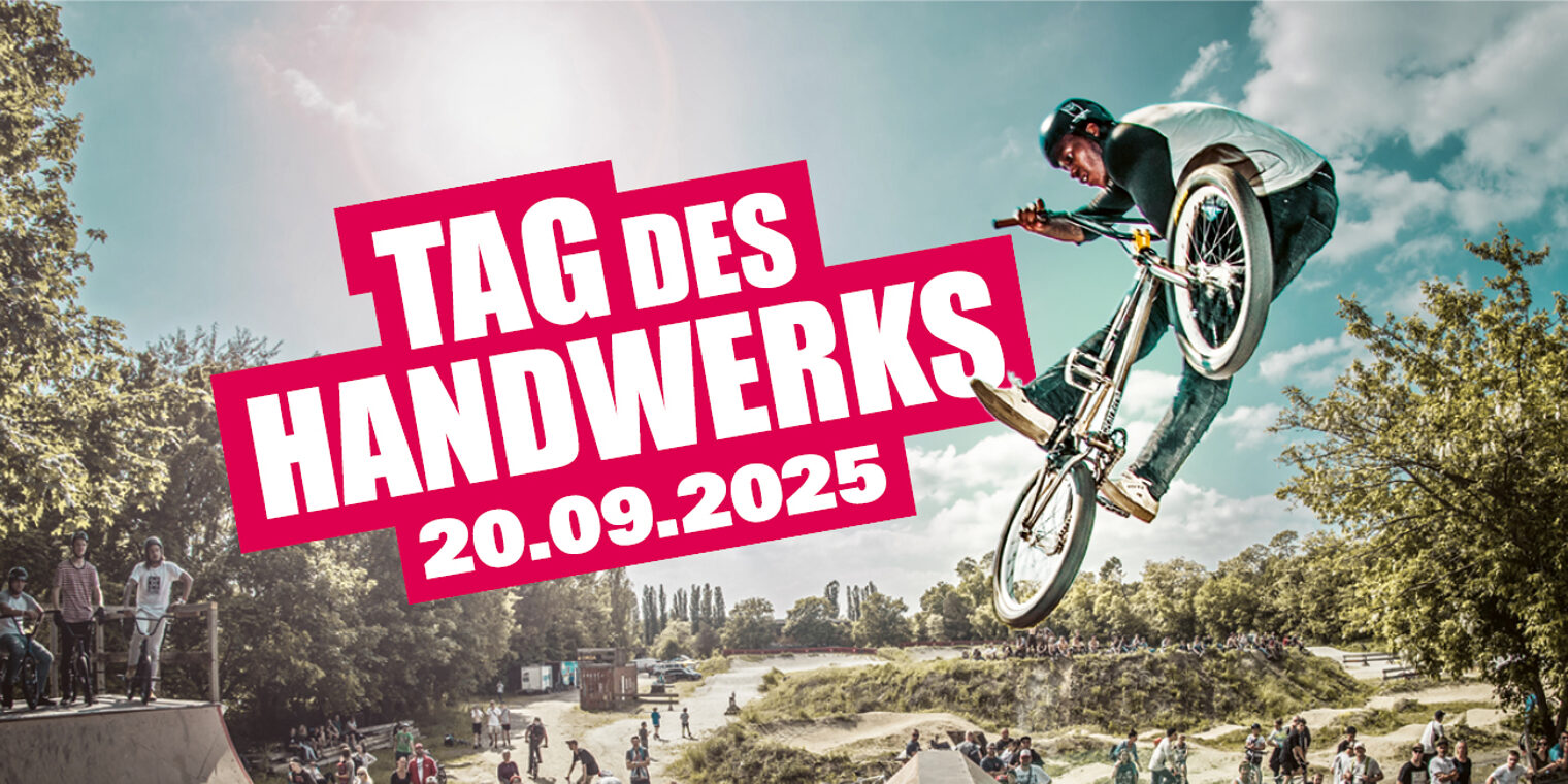 Titelbild des Tag des Handwerks 2025 im Mellowpark Berlin