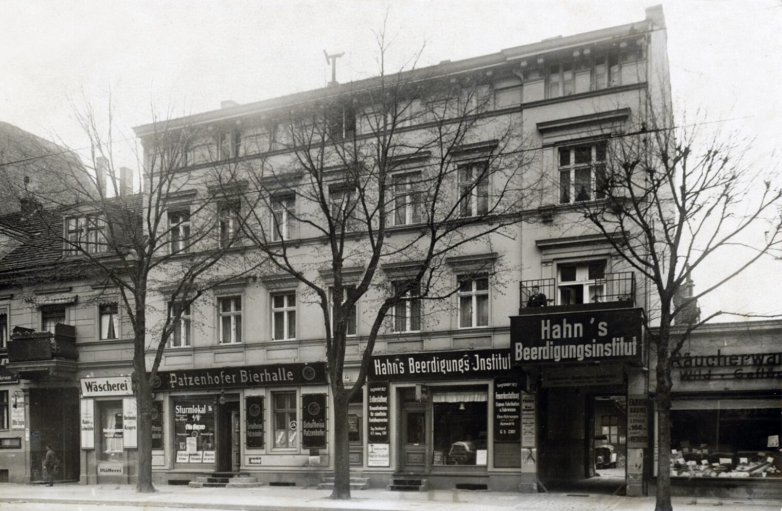 Hahn Bestattungen am Tempelhofer Damm, 1936