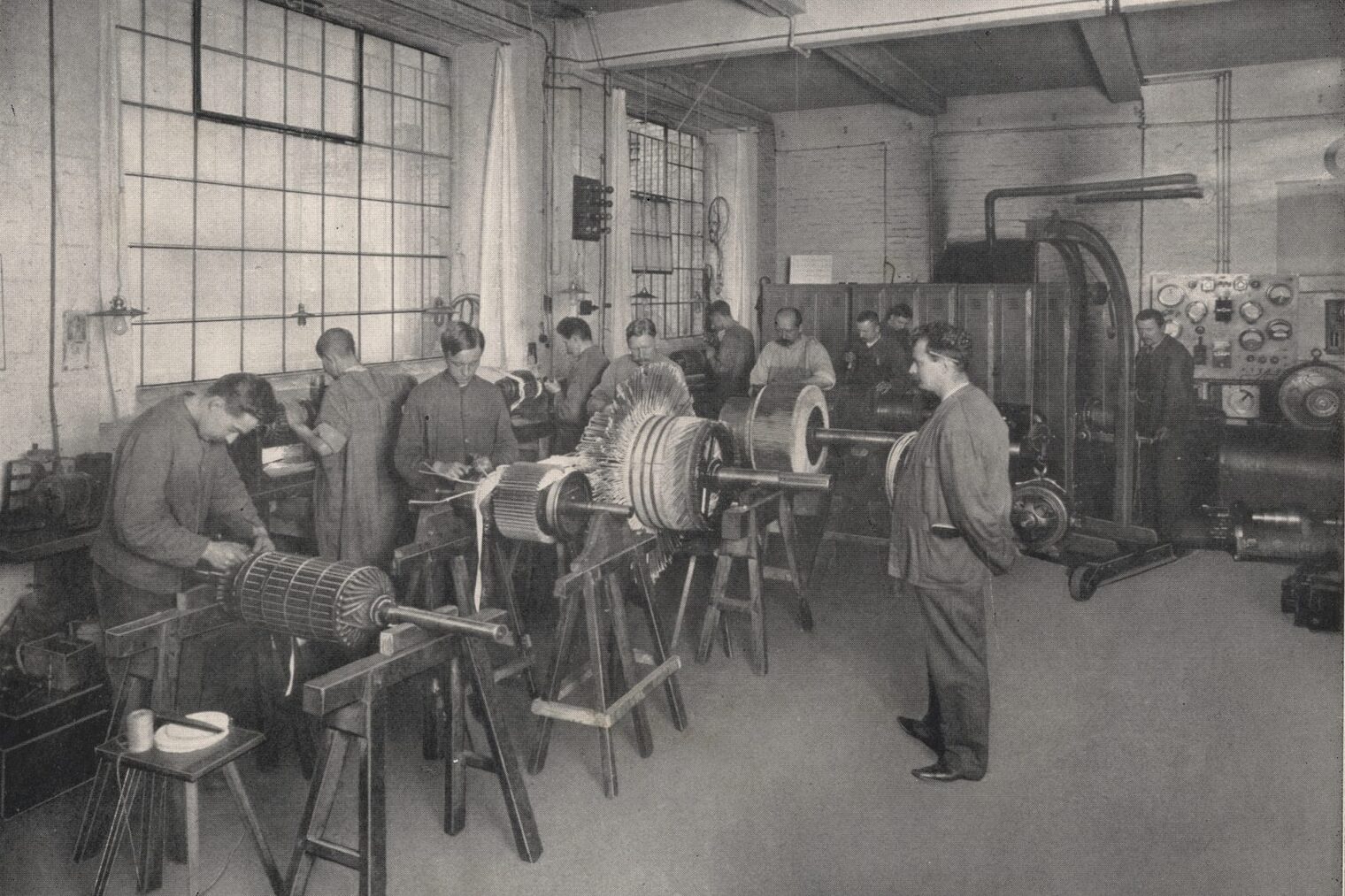 Betriebsstätte von Schmidtsdorff Elektromotoren (heute Steinlen Elektromaschinenbau GmbH)