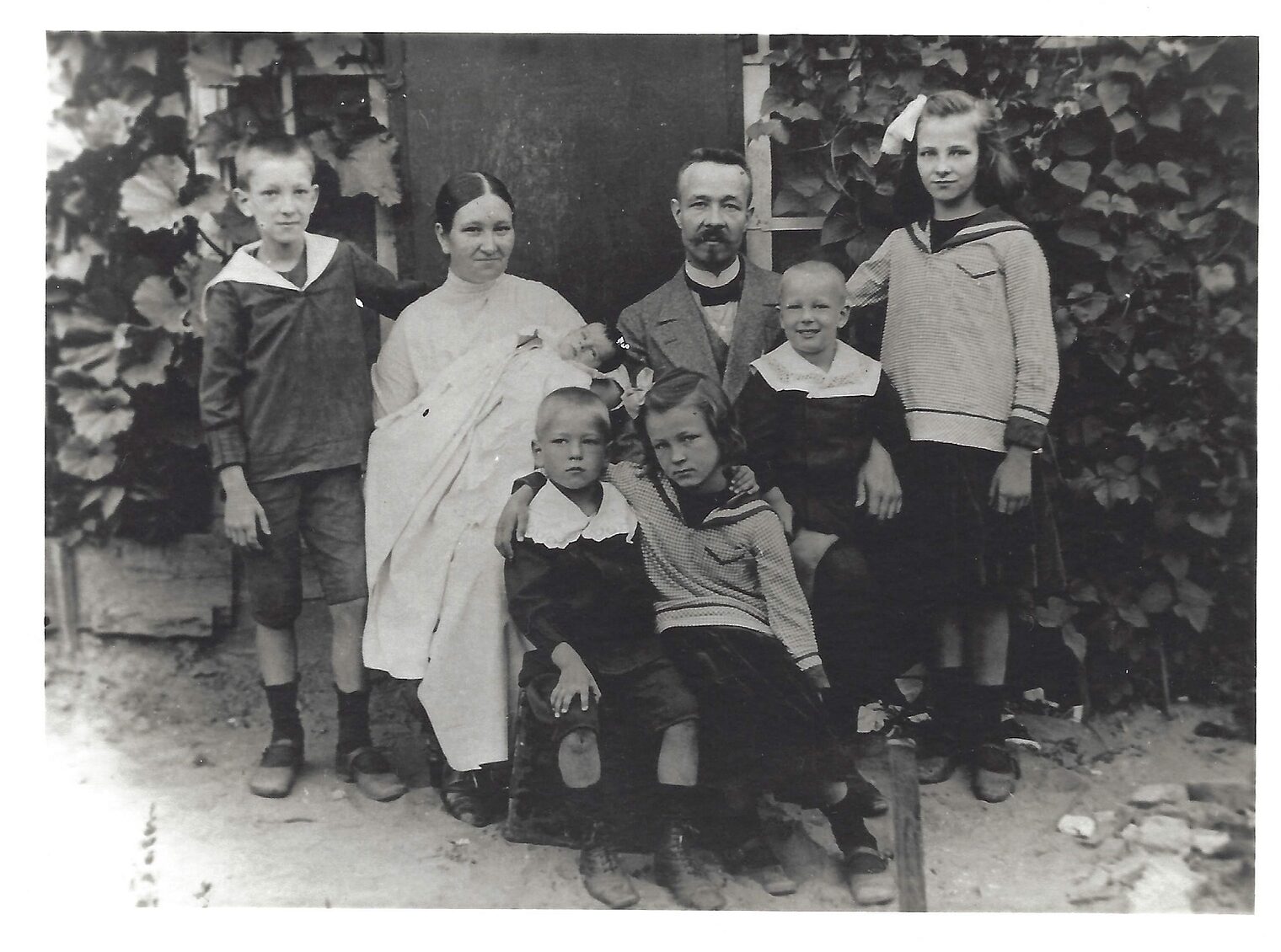 Emil Andersohn mit seiner Familie