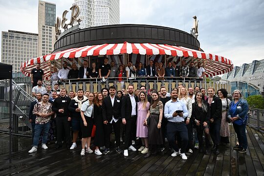 Gruppenbild: Handwerksjunioren beim Sommerfest 2025
