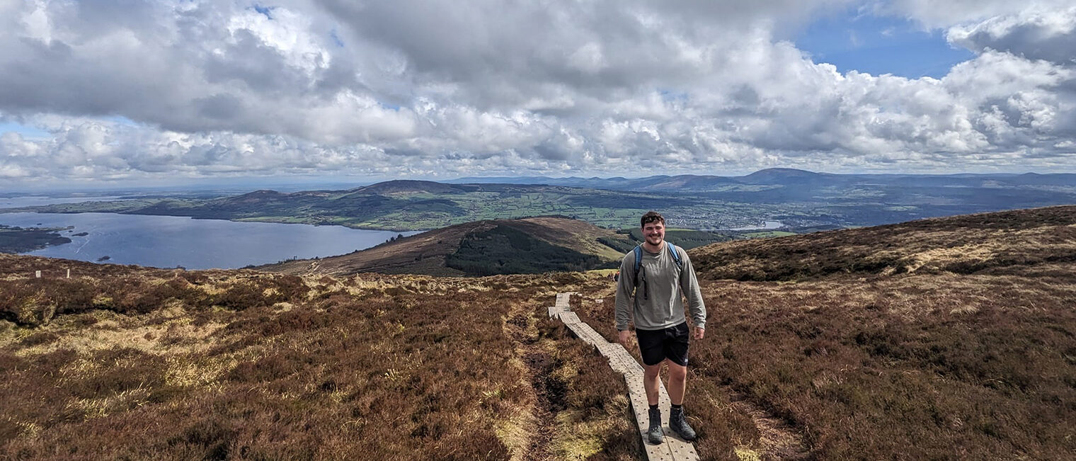 Auslandspraktikant Simon Leuschen in Irland