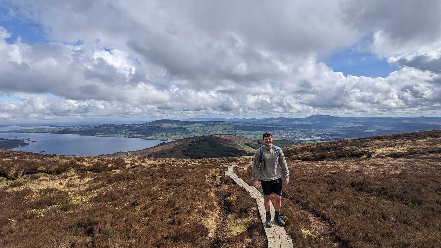 Auslandspraktikant Simon Leuschen in Irland