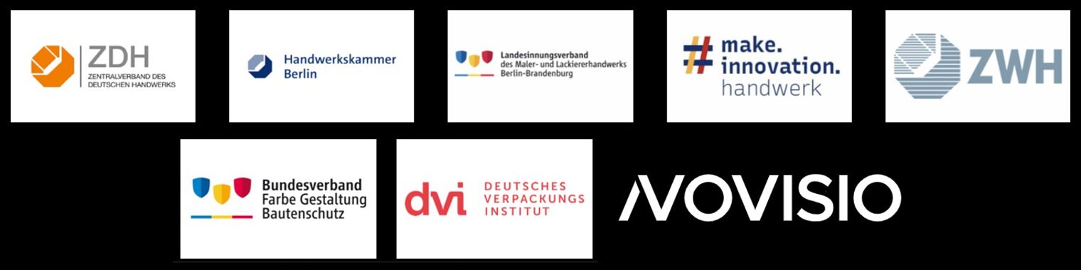 Partner-Logos der Farbeimer-Challenge