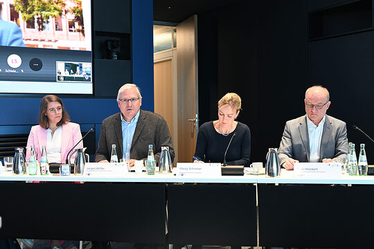 Pressekonferenz mit Vertreter*innen der Berliner Wirtschaft