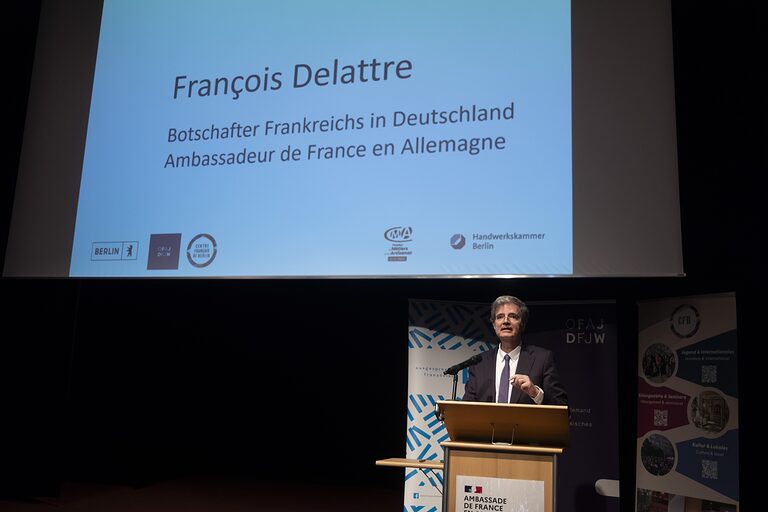 Feierliche Verleihung und Verkostung deutsch-französischer Produktkreationen 