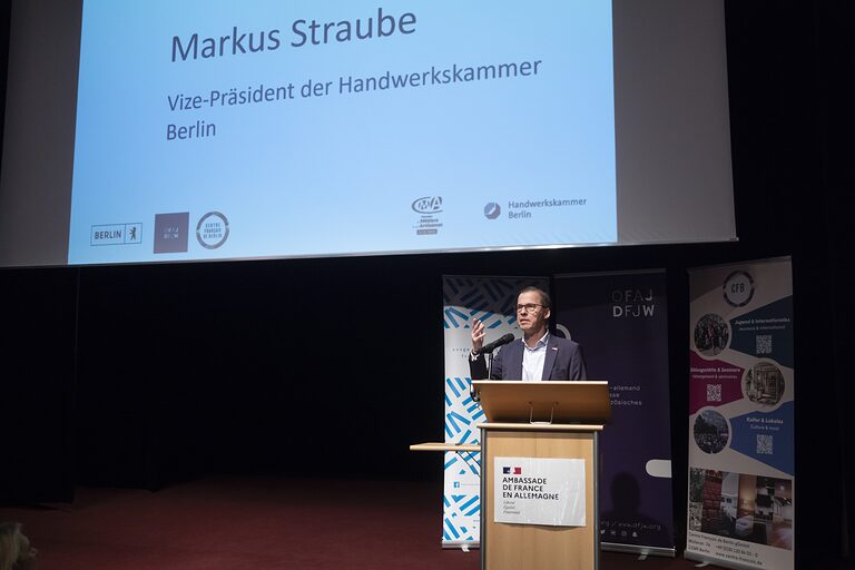 Feierliche Verleihung und Verkostung deutsch-französischer Produktkreationen 