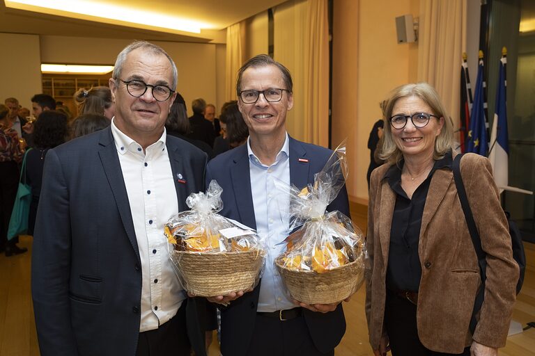 Feierliche Verleihung und Verkostung deutsch-französischer Produktkreationen 