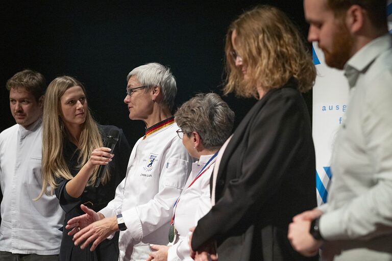 Feierliche Verleihung und Verkostung deutsch-französischer Produktkreationen 