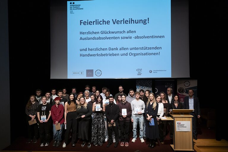 Feierliche Verleihung und Verkostung deutsch-französischer Produktkreationen 