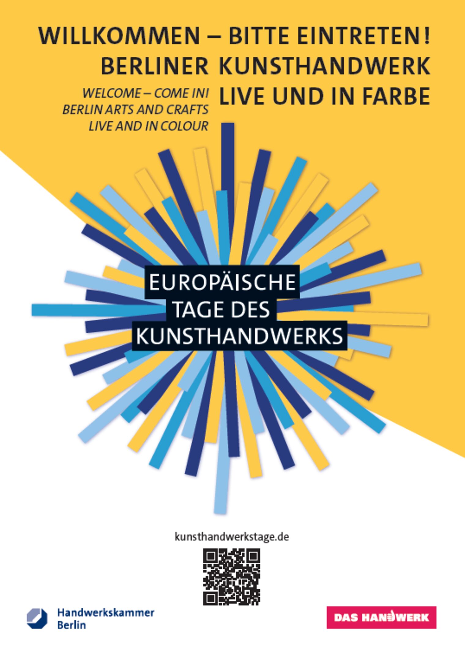 Plakat A3 Kommen Sie herein/ Werbematerialien ETAK 2026