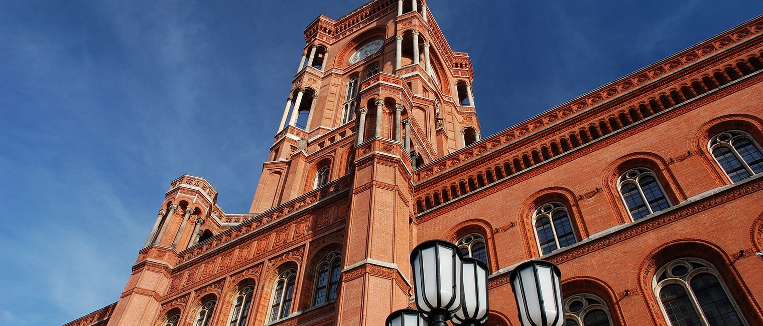 Das Rote Rathaus in Berlin 