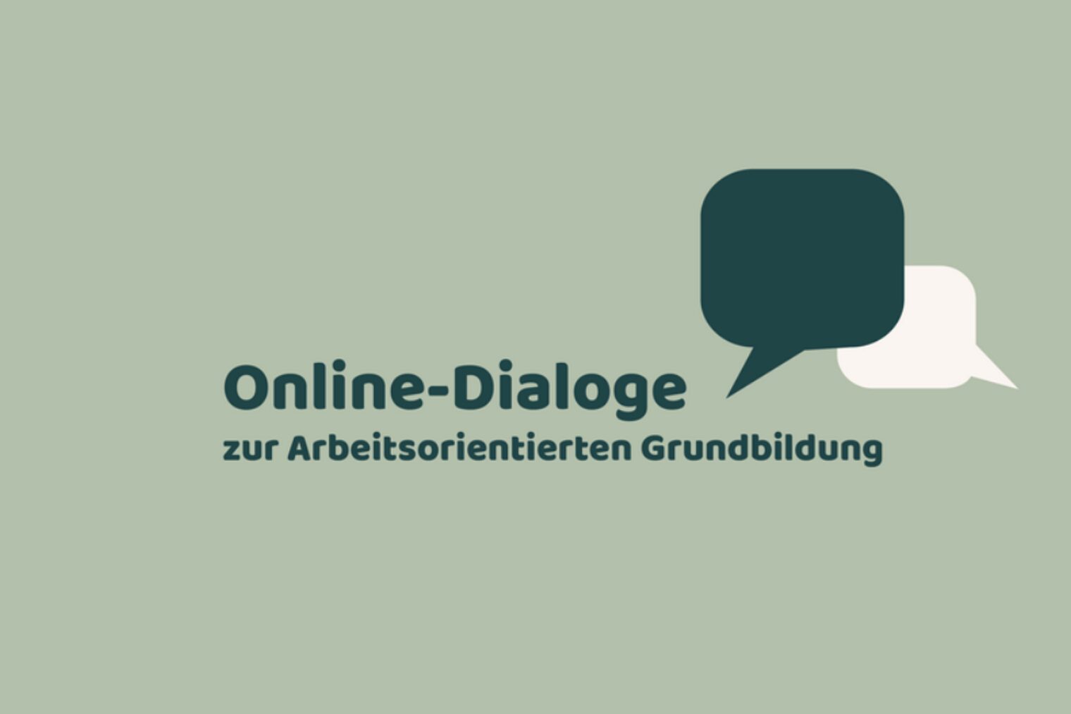 Neue Reihe Online-Dialoge zur Lösung der Arbeitsorientierten Grundbildung LOGO