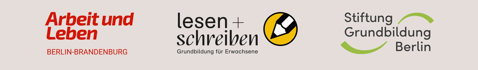 Projektpartner Logoleiste Online-Dialoge zur Arbeitsorientierten Grundbildung 