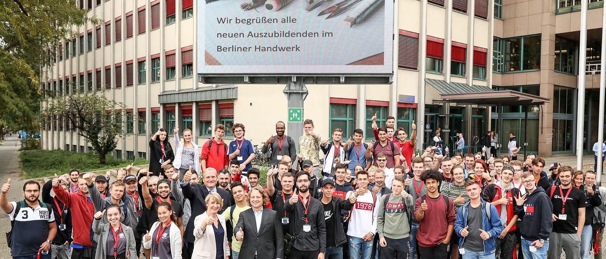 Azubi-Welcome-Day, Ausbildung, Handwerk, Handwerkskammer Berlin, Bildungs- und Technologiezentrum