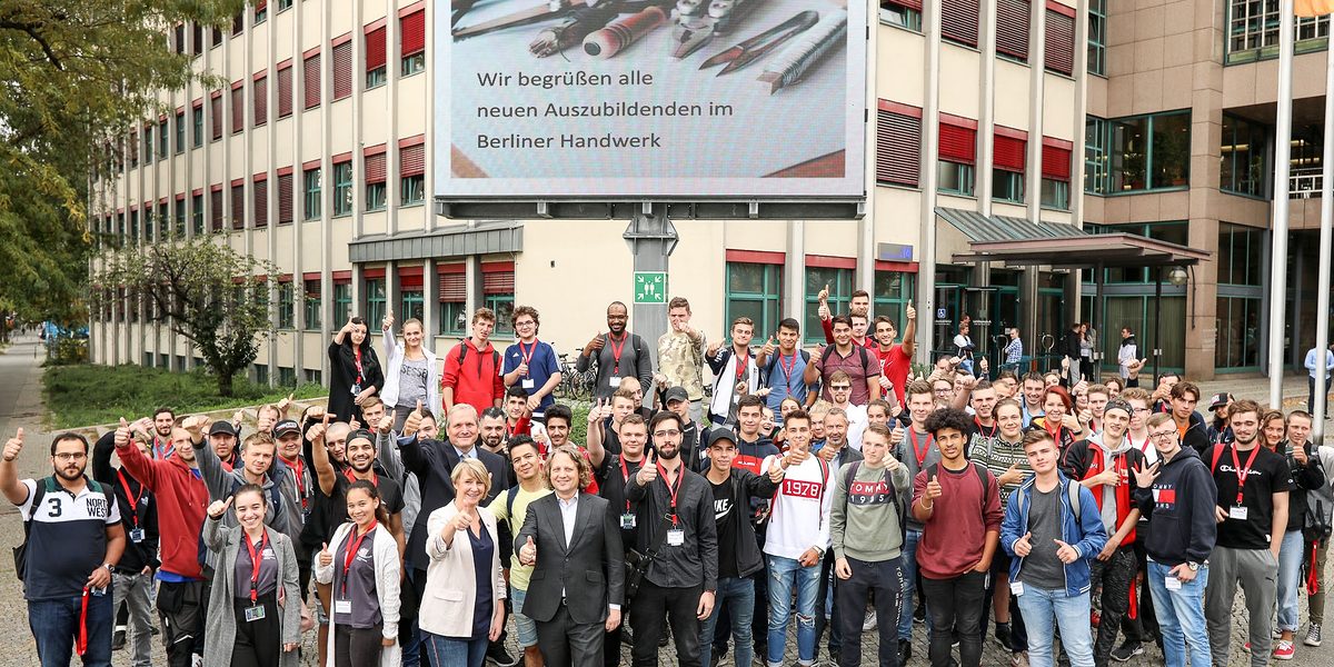Azubi-Welcome-Day, Ausbildung, Handwerk, Handwerkskammer Berlin, Bildungs- und Technologiezentrum