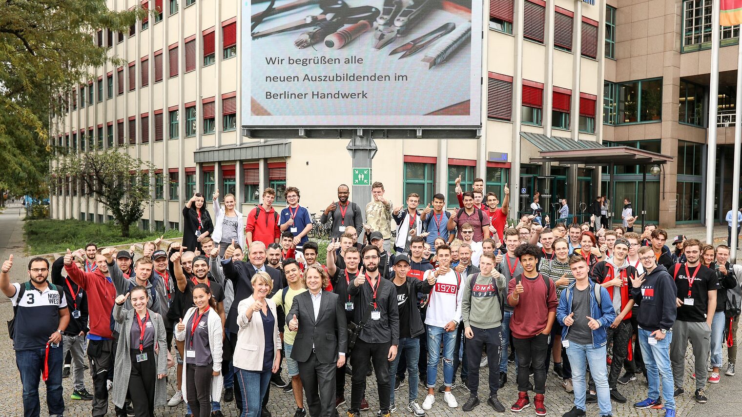 Azubi-Welcome-Day, Ausbildung, Handwerk, Handwerkskammer Berlin, Bildungs- und Technologiezentrum