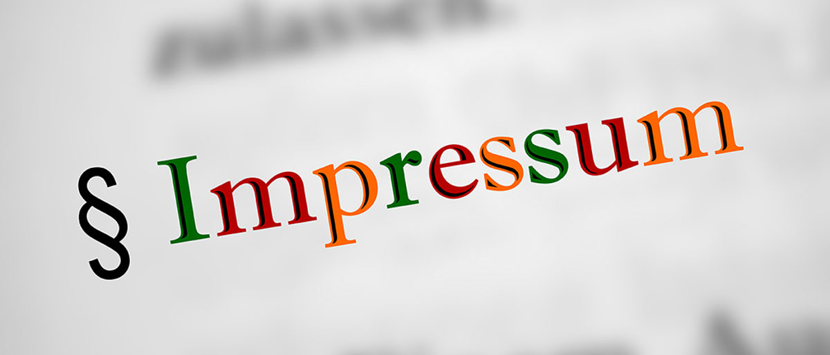 Impressum, Schrift
