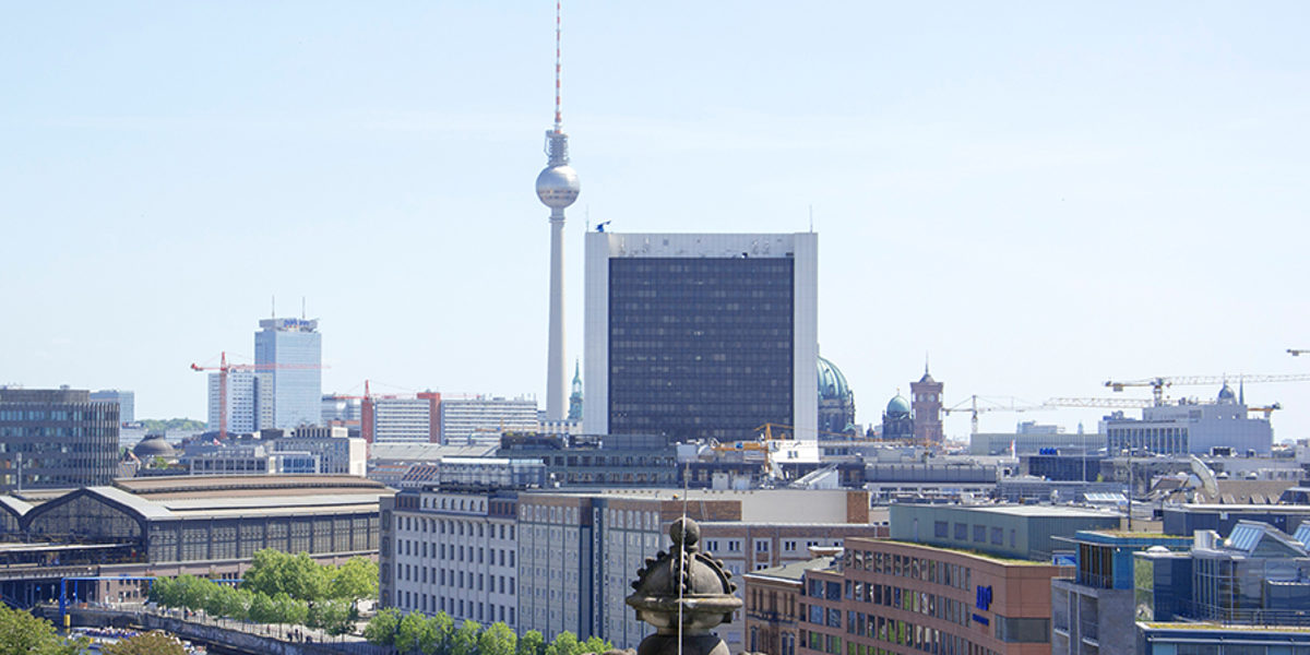 Berlin, Luftaufnahme, Stadtansicht, Alexanderplatz, Fernsehturm